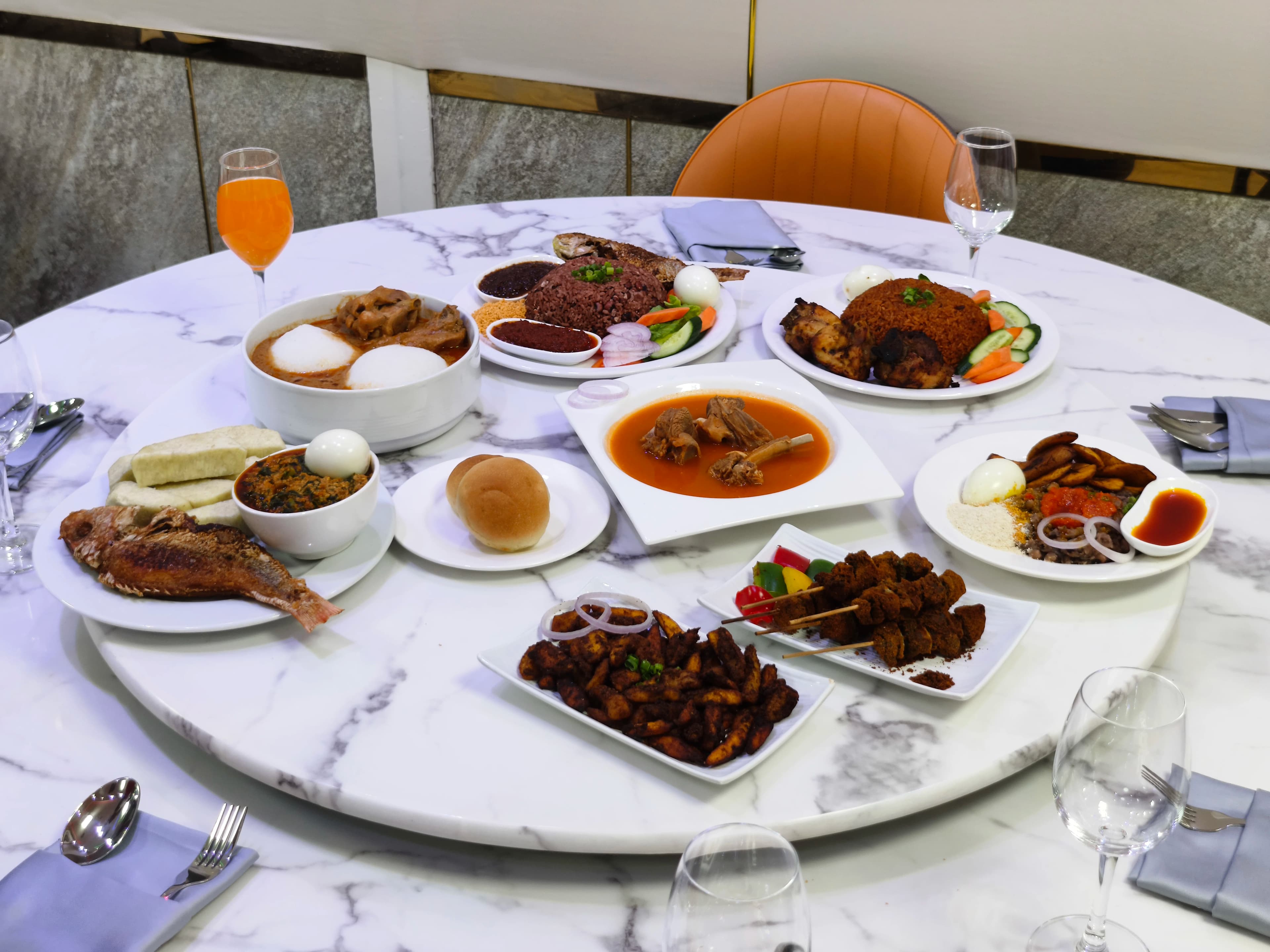Ghanaian cuisine background