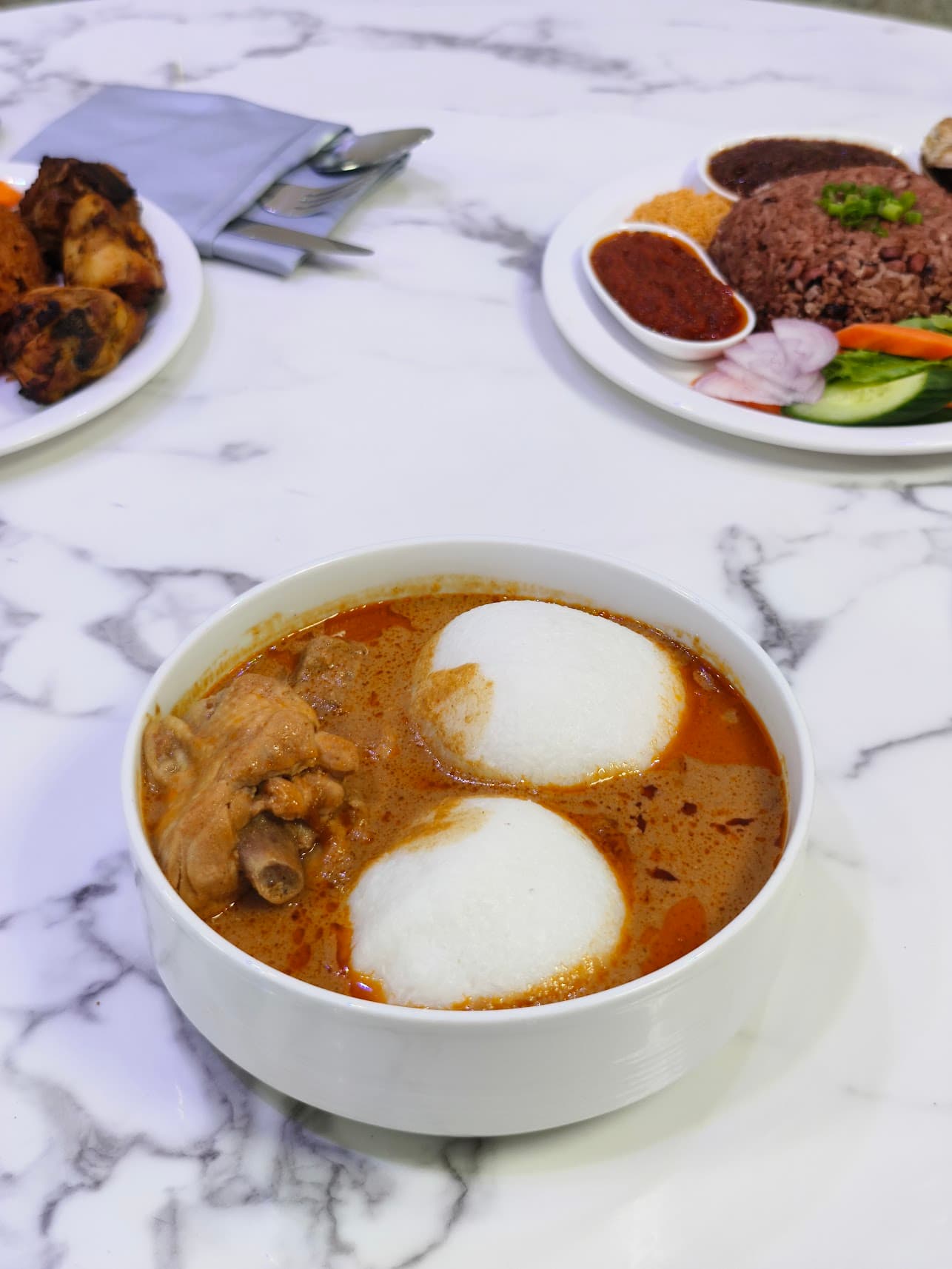 Fufu with Light Soup